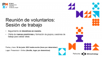 Reunión de voluntarios junio 2021